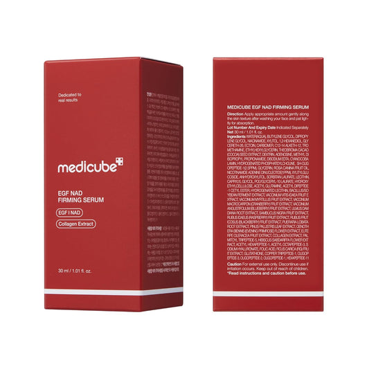 NAD EGF Firming Serum for Face & Neck | Anti-Aging Serum with EGF Peptide, NAD+ & Collagen | Wrinkle Appearance, Elasticity & Pore Care | Korean Skincare, 1.01 Fl.Oz