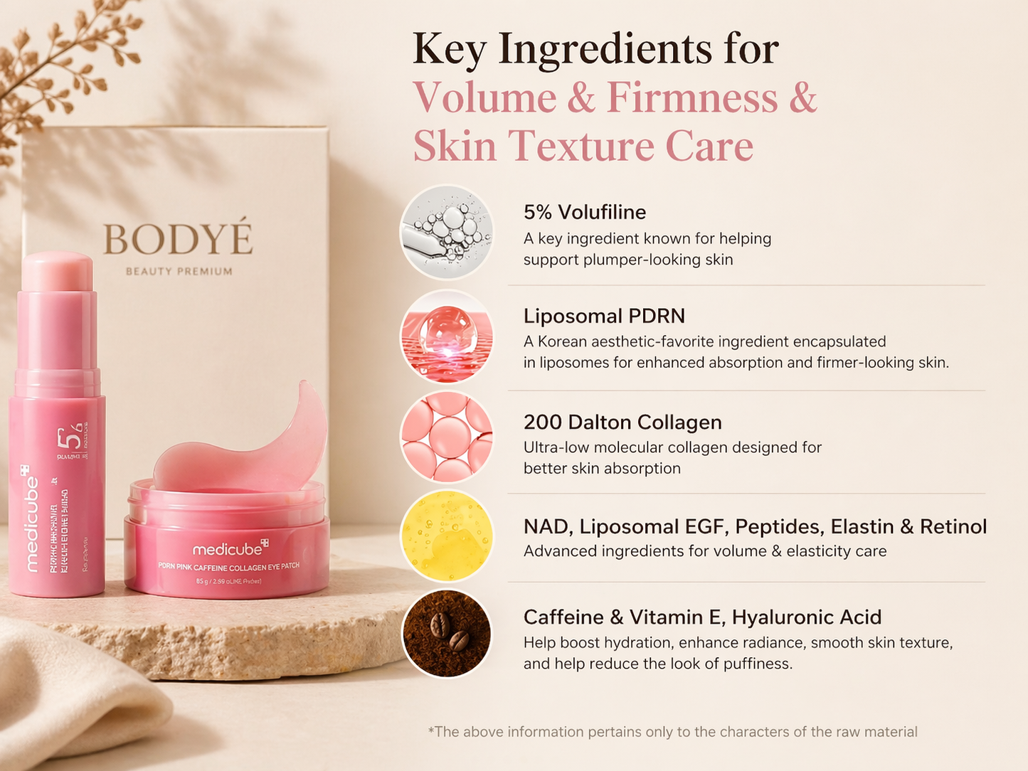 BODYÉ Rosé Lift Stick